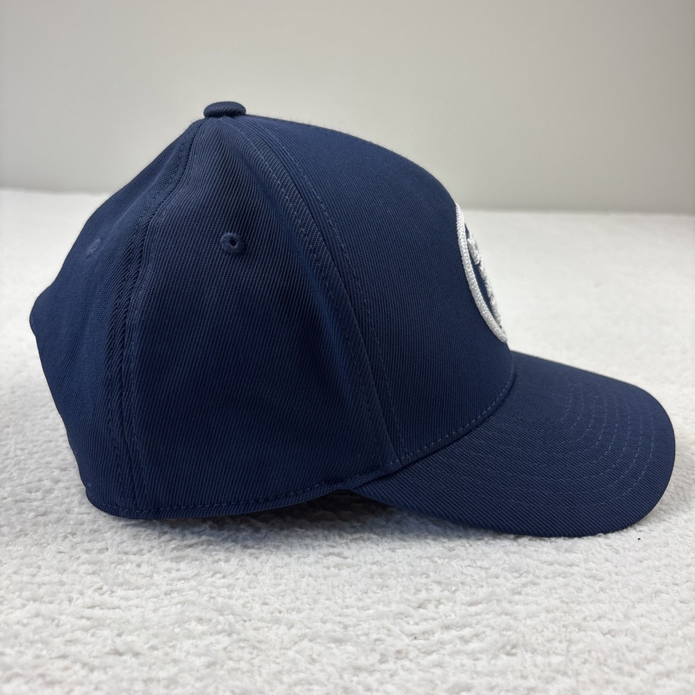G/FORE 'Circle G's Stretch Twill' Golf Hat Navy Blue/White Snapback Adjustable - Picture 4 of 9